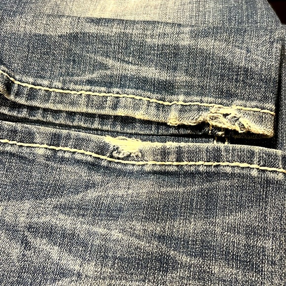 Rock & Roll Cowgirl Bootcut Jeans Womens Size 30Mid Rise Stretch - Picture 12 of 12